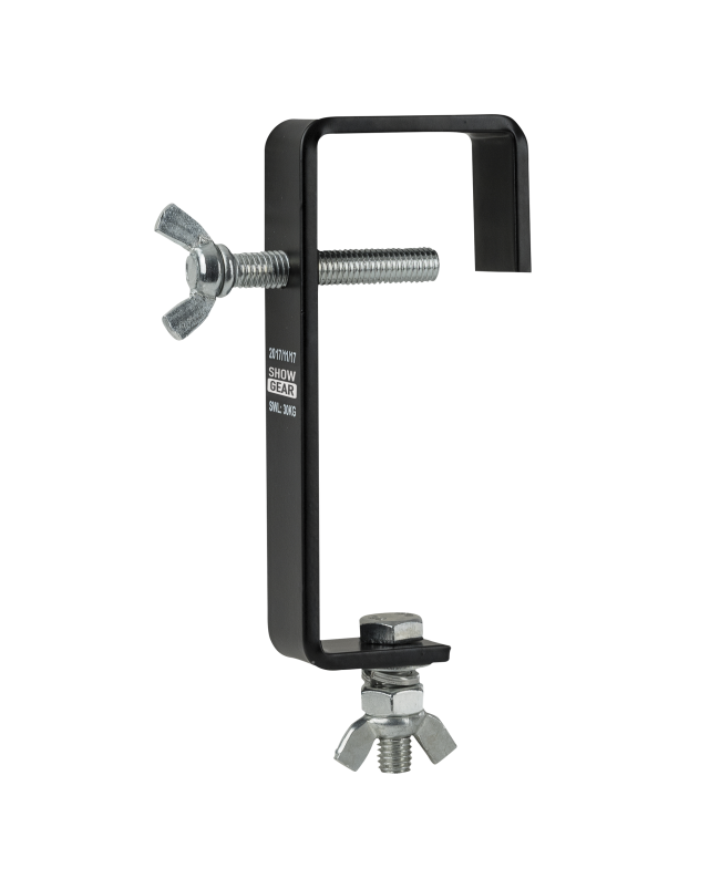 SHOWGEAR 50 mm Heavy Duty Pipe Clamp SWL: 30 kg - steel - black Clamps
