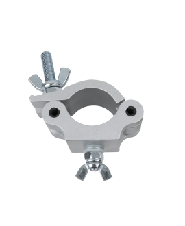 SHOWGEAR 50 mm Half Coupler SWL: 500 kg - aluminium - silver Clamps