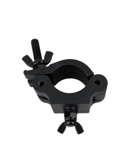 SHOWGEAR 50 mm Half Coupler SWL: 500 kg - Aluminium - schwarz Haken