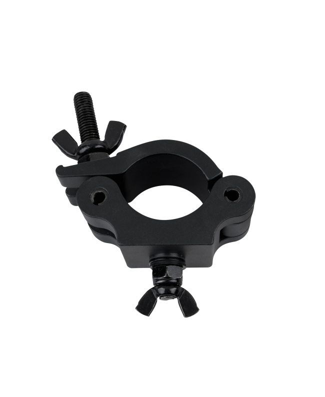 SHOWGEAR 50 mm Half Coupler SWL: 500 kg - Aluminium - schwarz Haken