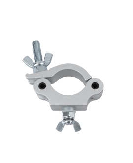 SHOWGEAR 50 mm Half Coupler SWL: 300 kg - aluminium - silver Clamps