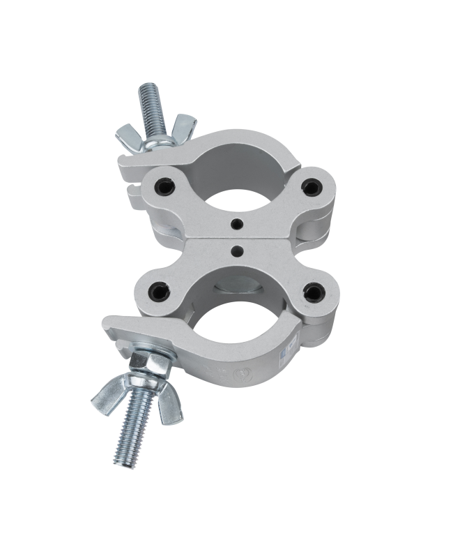 SHOWGEAR 50 mm Drehkupplung SWL: 500 kg - Aluminium - silber Haken