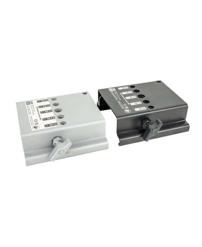 SHOWGEAR Zeltklemme WLL: 100 kg - Metall - schwarz Haken