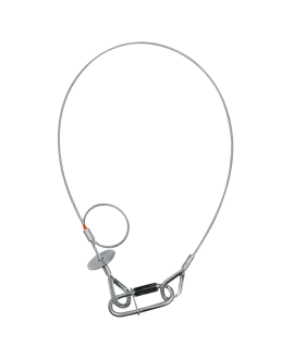 SAVEKING Safety Cable 3 mm - BGV-C1 600mm, Silver Safety Cables