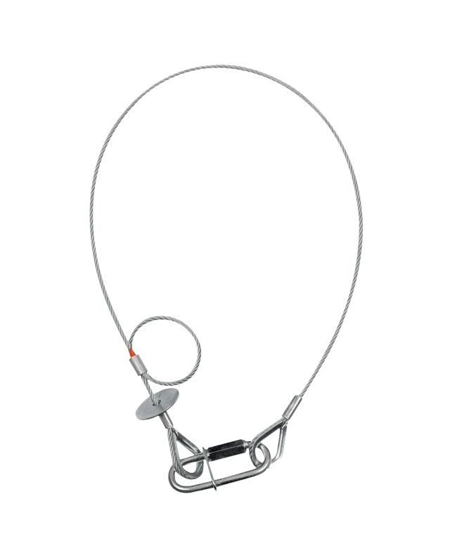 SAVEKING Safety Cable 3 mm - BGV-C1 600mm, Silver Safety Cables