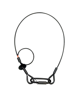 SAVEKING Safety Cable 4 mm - BGV-C1 600mm, Black Safety Cables