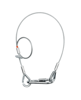 SAVEKING Safety Cable 5 mm - BGV-C1 600mm, Silver Safety Cables