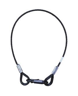 SHOWGEAR Sicherheitskabel 5 mm - BGV-C1 600mm Sicherheitskabel