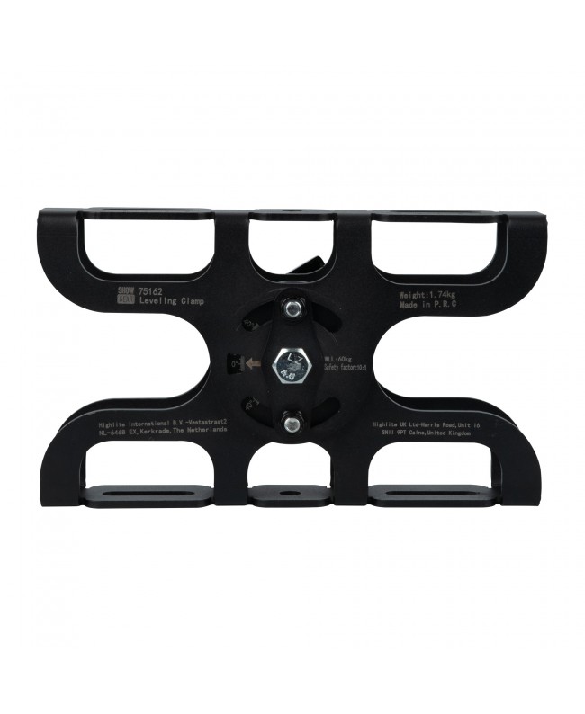 SHOWGEAR Levelling Clamp - Black Compensates for angled mounting points Rigging Accessories