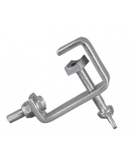 Eurolite TH-25 Morsetto per teatro argento Ganci