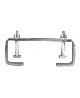 Eurolite TCH-50/20 Morsetto a C argento Ganci