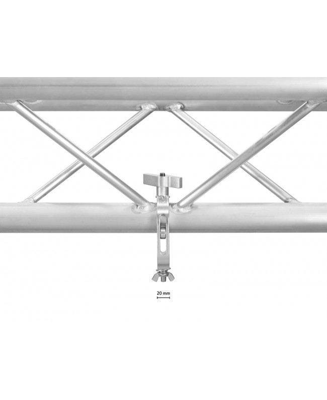 Eurolite TH-220 Accoppiatore QUICK-LOCK SLIM argento Ganci
