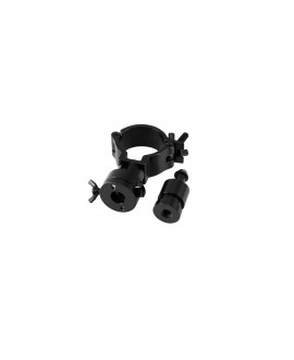 Eurolite TPZ-1 Morsetto con raccordo TV nero Ganci
