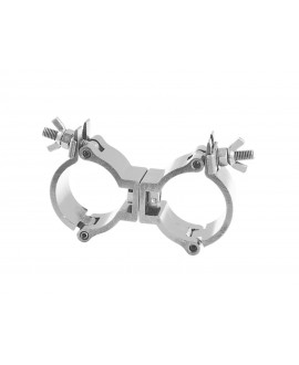 Eurolite TPC-15 Accoppiatore girevole, argento Ganci