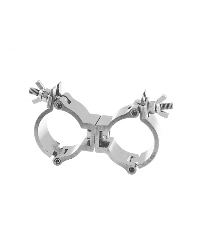 Eurolite TPC-15 Swivel Coupler, silver Clamps