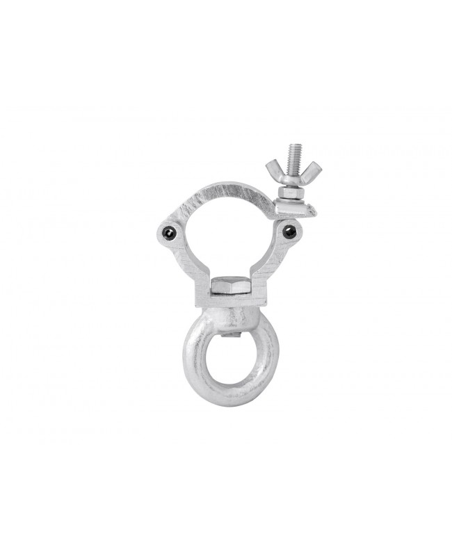 Eurolite DEC-30E Morsetto ad anello, argento Ganci