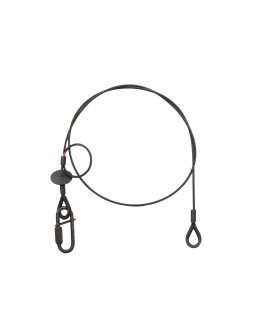 Saveking Sicherungsseil 3x1000 schwarz Sicherheitskabel