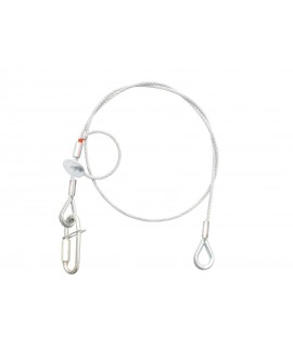 Saveking Sicherungsseil 4x1000 silber Sicherheitskabel