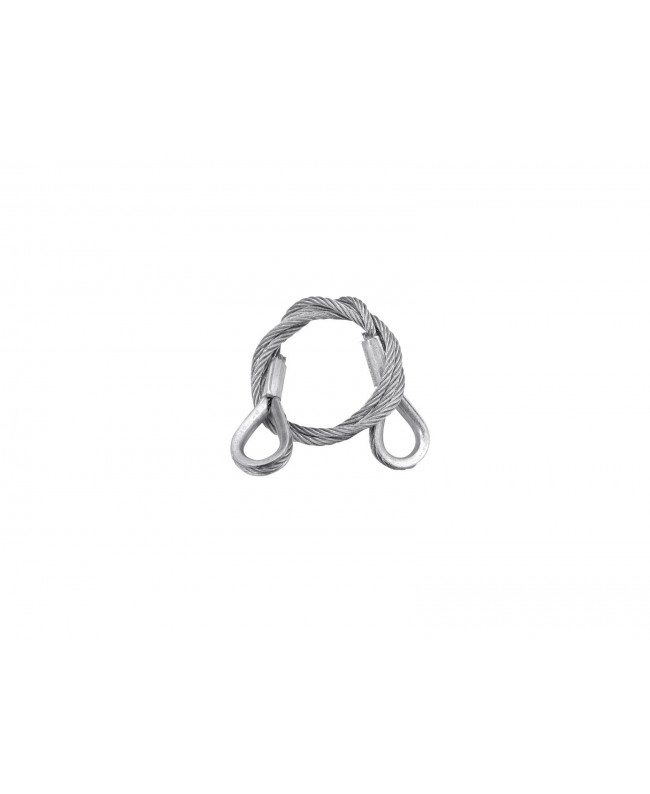 Eurolite Safety Bond B 3x600mm fino a 5kg argento Cavi di sicurezza