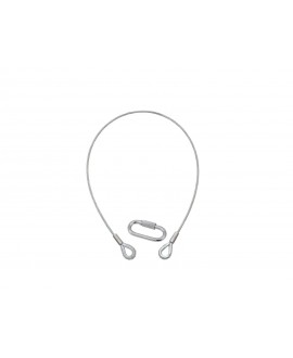 Eurolite Safety Bond B 6x1000mm up to 35kg silver Safety Cables