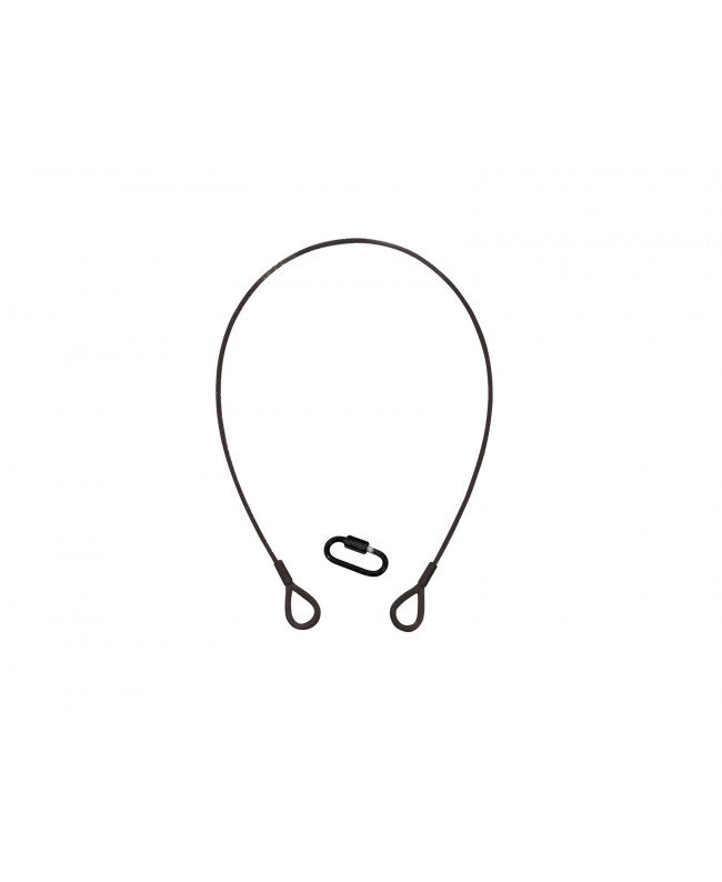 Eurolite Sicherungsseil A 3x600mm bis 5kg, schwarz Sicherheitskabel