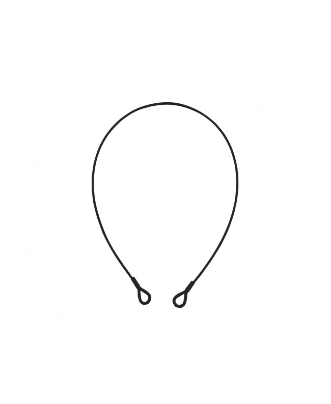 Eurolite Sicherungsseil A 4x1000mm bis 15kg sw Sicherheitskabel