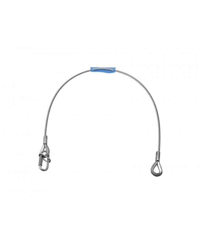 Eurolite Sicherungsseil UNV-5 3x600mm bis 5kg sil Sicherheitskabel