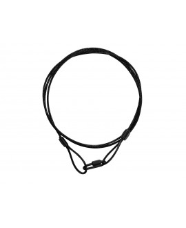 Eurolite Steel Rope (SC) 900x3mm black Safety Cables