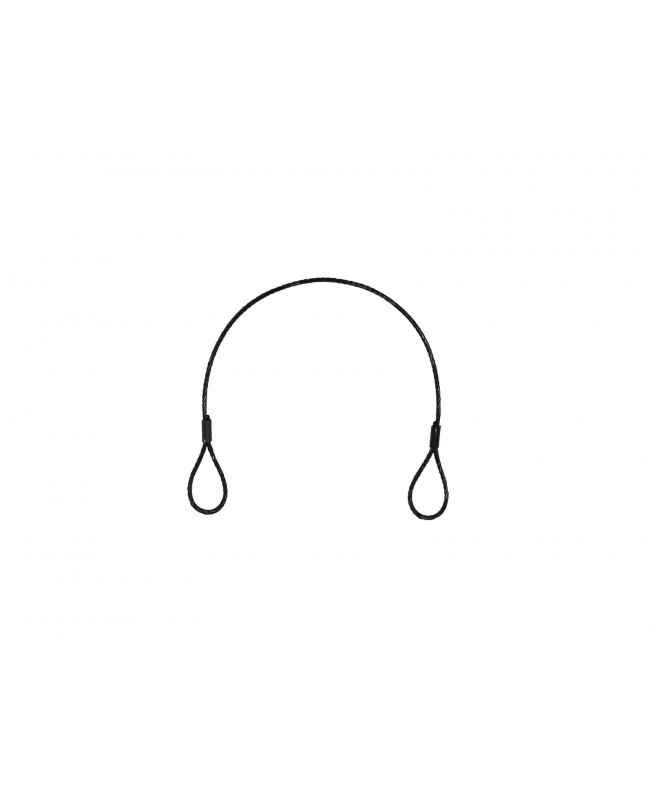 Eurolite Stahlseil (SC) 400x3mm schwarz ohne Verbinder Sicherheitskabel