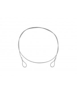 Eurolite Corda d'acciaio (SC) 900x3mm argento senza maglia rapida