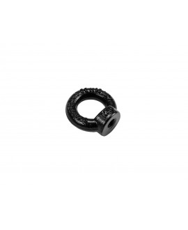 Safetex Ring Nut M10 black galvanized DIN 582