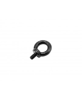 Safetex Bullone a occhiello M12/20mm, zincato nero forgiato a caldo