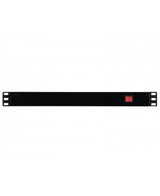Eurolite Steckdosenleiste R19-8 1HE sw 2,7m 19" Steckleisten