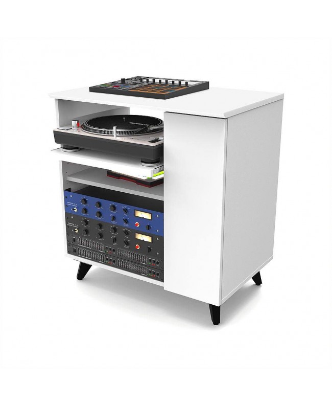 GLORIOUS Modular Side Rack Weiß HI-FI Möbel