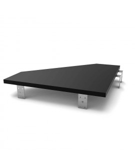 GLORIOUS Modular Side Rack Adapter Black HI-FI Furniture
