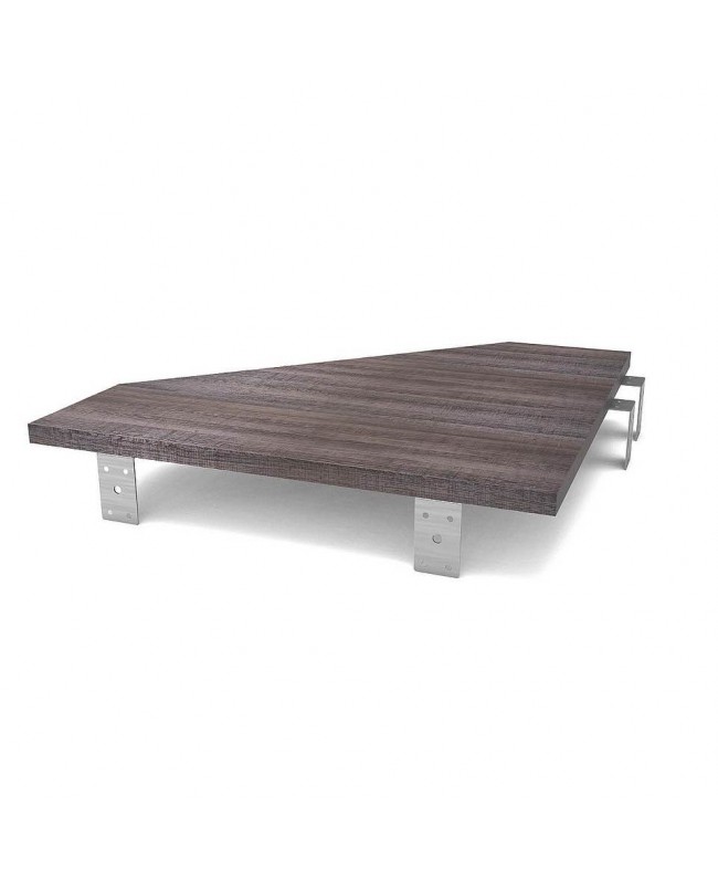 GLORIOUS Modular Side Rack Adapter Walnut Mobili HI-FI