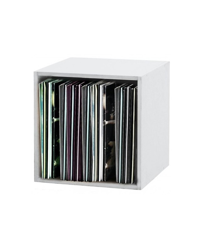 GLORIOUS Record Box 110 White HI-FI Furniture
