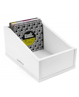 GLORIOUS 7 Record Box 110 Advanced White Mobili HI-FI