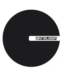 RELOOP Reloop Slipmat Logo Schwarz Zubehör