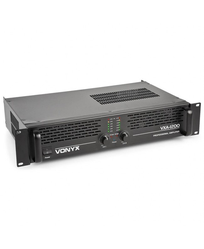 Vonyx PA-Verstärker VXA-1200 II 2x 600W Endstufen