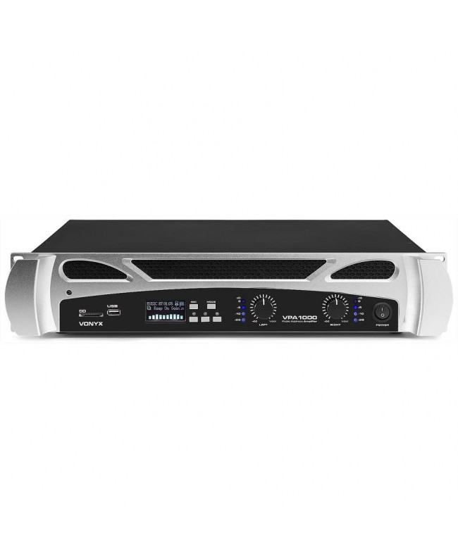 Vonyx VPA1000 PA Amplifier 2x 500W MP3,BT Amplificatori