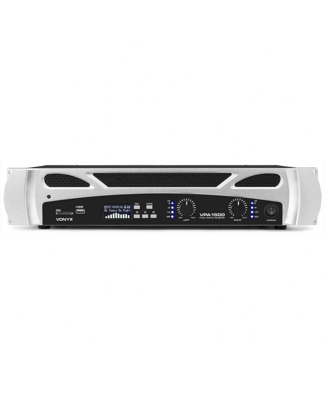 Vonyx VPA1500 PA Amplifier 2x 750W MP3,BT Amplifiers