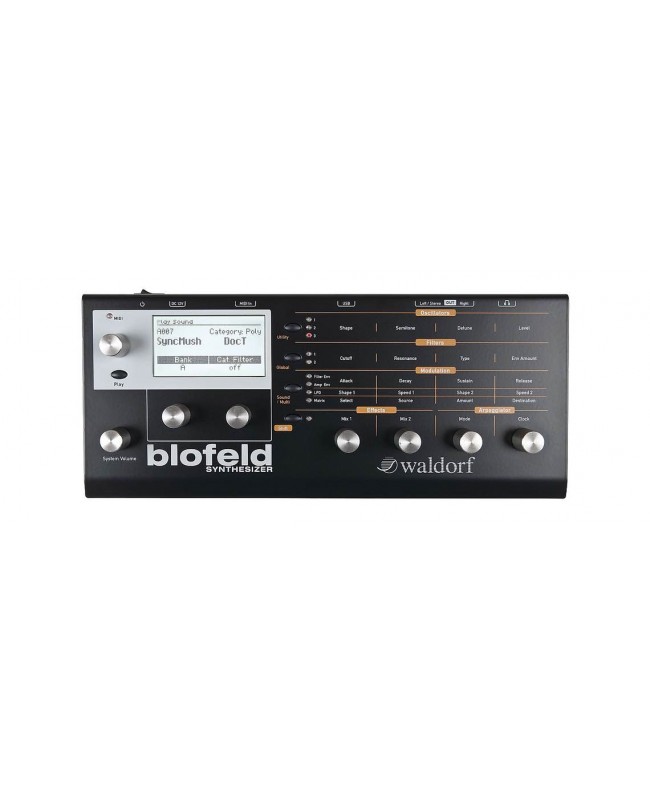 WALDORF Blofeld Schwarz Synthesizer