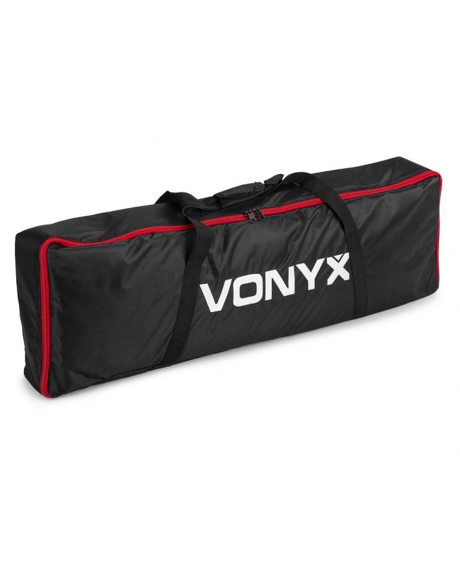 Vonyx DJP165 DJ Plinth Set +lycra+bag Speaker Supports