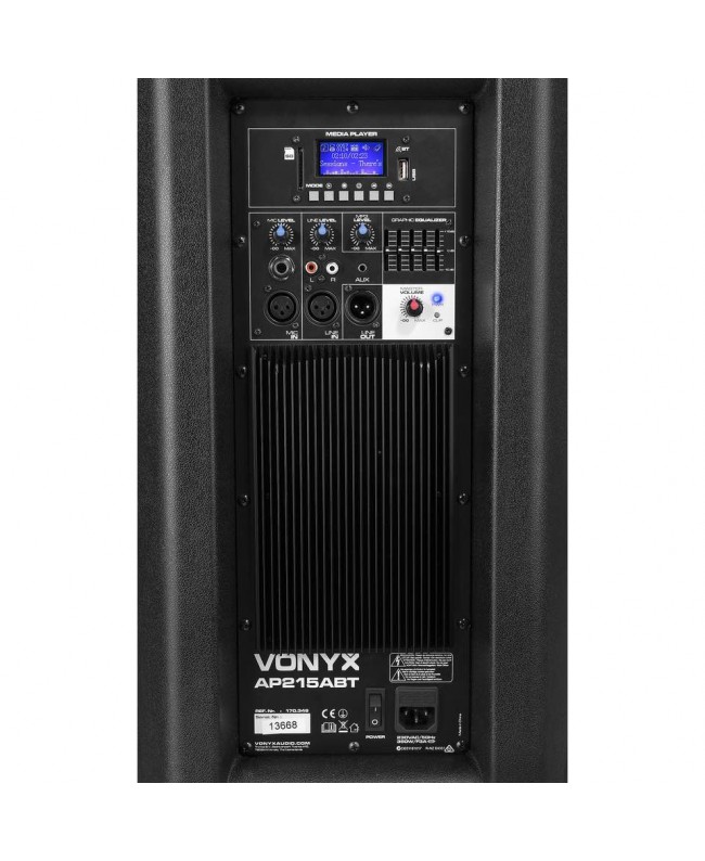 Vonyx AP215ABT MP3 High-End Act.2x15 Casse Attive