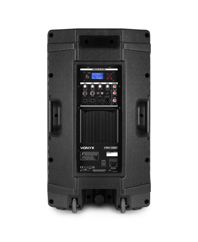 Vonyx VSA15BT Bi-Amp.Active 15 1000W BT Casse Attive