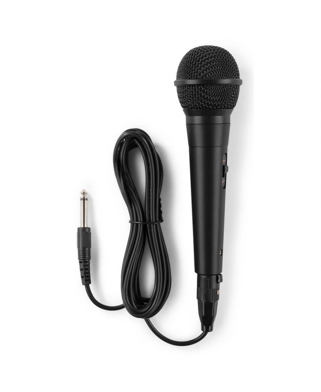 Vonyx SBS50W BT Karaoke Sp Mic LED WHT Altoparlanti Hi-Fi