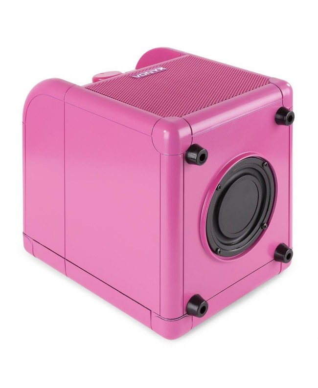 Vonyx SBS50P BT Karaoke Sp Mic LED PINK Hi-Fi Speakers