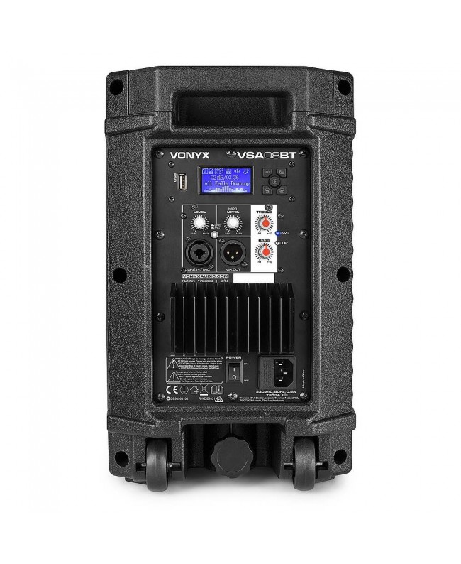 Vonyx VSA08BT Bi-Amp. Active 8 250W BT Casse Attive