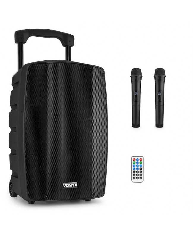 Vonyx VSP200 port system 10 BT DSP HH UHF Diffusori a batteria